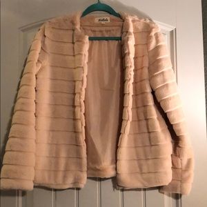 Faux fur coat